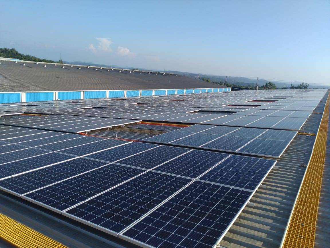 BIGBAGS 4MWp ROOFTOP SOLAR PLANT , MANGALORE